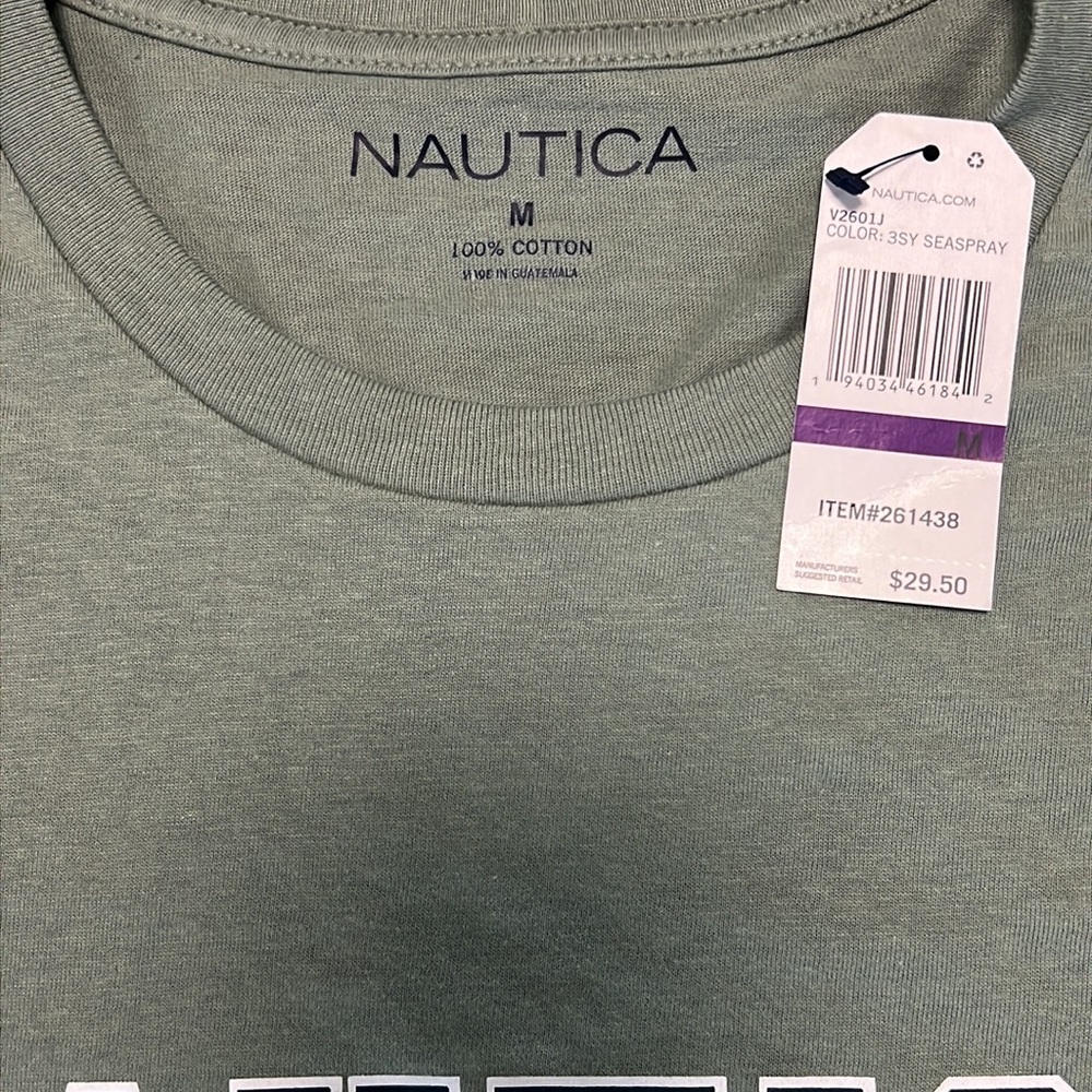 Men’s seaspray Nautica T-shirt - Picture 3 of 4